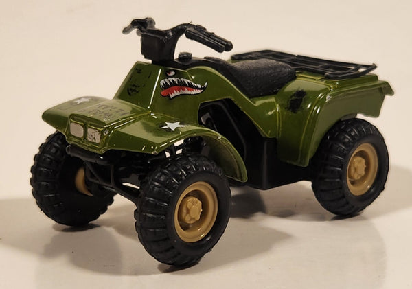 Maisto Quad ATV 4 Wheeler Army Green Pullback Die Cast Toy All Terrain Vehicle