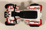 Maisto 350 Quad ATV 4 Wheeler White and Red Pullback Die Cast Toy All Terrain Vehicle