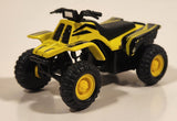 Maisto Quad ATV 4 Wheeler Yellow and Black Pullback Die Cast Toy All Terrain Vehicle