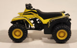 Maisto Quad ATV 4 Wheeler Yellow and Black Pullback Die Cast Toy All Terrain Vehicle