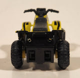 Maisto Quad ATV 4 Wheeler Yellow and Black Pullback Die Cast Toy All Terrain Vehicle