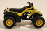 Maisto Quad ATV 4 Wheeler Yellow and Black Pullback Die Cast Toy All Terrain Vehicle