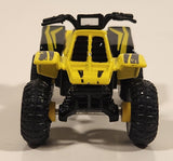 Maisto Quad ATV 4 Wheeler Yellow and Black Pullback Die Cast Toy All Terrain Vehicle