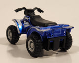 Maisto 350 Quad ATV 4 Wheeler Blue Pullback Die Cast Toy All Terrain Vehicle