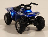 Maisto 350 Quad ATV 4 Wheeler Blue Pullback Die Cast Toy All Terrain Vehicle