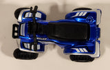 Maisto 350 Quad ATV 4 Wheeler Blue Pullback Die Cast Toy All Terrain Vehicle