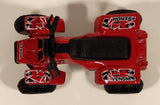 Maisto Quad ATV 4 Wheeler Venom 350 Red Pullback Die Cast Toy All Terrain Vehicle