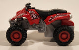 Maisto Bonham Racing Quad ATV 4 Wheeler Vonham #36 Red Pullback Die Cast Toy All Terrain Vehicle