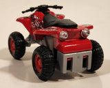 Maisto Bonham Racing Quad ATV 4 Wheeler Vonham #36 Red Pullback Die Cast Toy All Terrain Vehicle