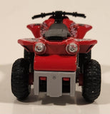 Maisto Bonham Racing Quad ATV 4 Wheeler Vonham #36 Red Pullback Die Cast Toy All Terrain Vehicle