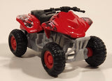 Maisto Bonham Racing Quad ATV 4 Wheeler Vonham #36 Red Pullback Die Cast Toy All Terrain Vehicle