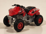Maisto Bonham Racing Quad ATV 4 Wheeler Vonham #36 Red Pullback Die Cast Toy All Terrain Vehicle