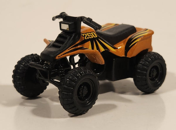 Maisto Quad ATV 4 Wheeler 250 Orange Pullback Die Cast Toy All Terrain Vehicle