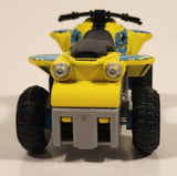 Maisto Racing Quad ATV 4 Wheeler Vonham Yellow Pullback Die Cast Toy All Terrain Vehicle
