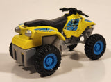 Maisto Racing Quad ATV 4 Wheeler Vonham Yellow Pullback Die Cast Toy All Terrain Vehicle