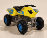 Maisto Racing Quad ATV 4 Wheeler Vonham Yellow Pullback Die Cast Toy All Terrain Vehicle
