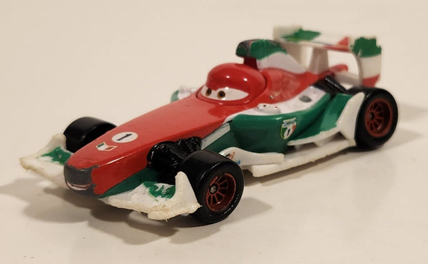 Disney Pixar Cars Francesco Beanoulli #1 Red Green White Die Cast Toy Race Car Vehicle V2800