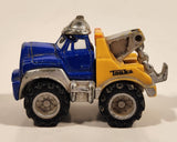 2000 Maisto Hasbro Tonka Lil Chuck & Friends Tow Truck Blue and Yellow Die Cast Toy Car Vehicle