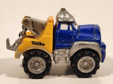2000 Maisto Hasbro Tonka Lil Chuck & Friends Tow Truck Blue and Yellow Die Cast Toy Car Vehicle