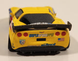 Disney Pixar Cars #24 Jeff Gorvette World Grand Prix Yellow Die Cast Toy Race Car Vehicle V2814