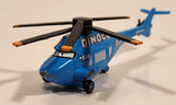 Disney Pixar Cars Dinoco King Helicopter Blue Die Cast Toy Aircraft Vehicle N9747P