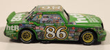 Disney Pixar Cars Chick Hicks HTB Hostile Takeover Bank #86 Green Die Cast Toy Car Vehicle