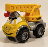2001 Maisto Hasbro Tonka Lil Chuck & Friends Crane Truck Grey Yellow Die Cast Toy Car Vehicle