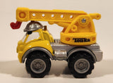 2001 Maisto Hasbro Tonka Lil Chuck & Friends Crane Truck Grey Yellow Die Cast Toy Car Vehicle