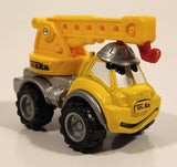 2001 Maisto Hasbro Tonka Lil Chuck & Friends Crane Truck Grey Yellow Die Cast Toy Car Vehicle