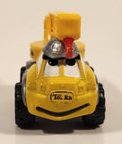 2001 Maisto Hasbro Tonka Lil Chuck & Friends Crane Truck Grey Yellow Die Cast Toy Car Vehicle
