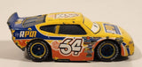 Disney Pixar Cars RPM 64 Windford Bradford Rutherford Piston Cup Racer Yellow Die Cast Toy Car Vehicle