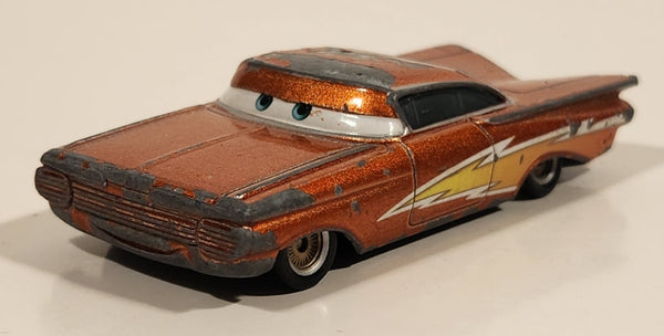 Disney Pixar Cars Chevrolet Impala Lightning Ramone Metallic Red Orange Die Cast Toy Car Vehicle