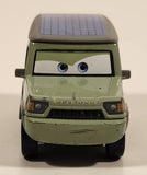 Disney Pixar Cars Miles Axlerod Moss Green Die Cast Toy Car Vehicle V2812