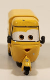 Disney Pixar Cars Sal Machiani Yellow Die Cast Toy Car Vehicle V8886
