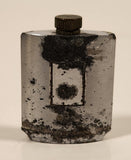 Antique 1930s Strikalite Inc Ltd. New York Miniature Pocket Flask Shaped Match Striker Lighter with Opening Lid