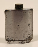 Antique 1930s Strikalite Inc Ltd. New York Miniature Pocket Flask Shaped Match Striker Lighter with Opening Lid