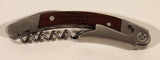 Sutton Compliments Sharon Bardsley Multi Tool Folding Pocket Knife Bottle Opener Cork Screw with Inlaid Wood