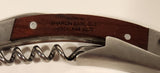 Sutton Compliments Sharon Bardsley Multi Tool Folding Pocket Knife Bottle Opener Cork Screw with Inlaid Wood