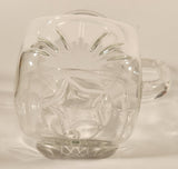 Vintage 1950s Federal Glass Star Base Pattern Water Pitcher Jug 5 1/2" Tall