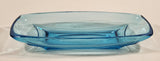 Vintage Hazel Atlas Capri Blue Banana Split Celery Relish Candy Narrow Serving Uranium Glass Dish