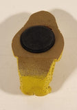 Vintage Nobel Hall Stuffed Animal Toy Shelf Yellow Dog 1 3/8" Resin Fridge Magnet