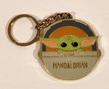 LucasFilm Star Wars Mandalorian Yoda The Child Grogu Enamel Metal Keychain