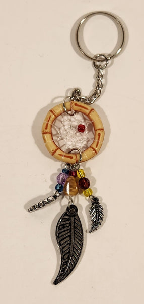 First Nations Aboriginal Dream Catcher Metal Keychain