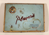 Vintage 1950s Player's 50 Navy Cut Cigarettes "MILD" Tin Case