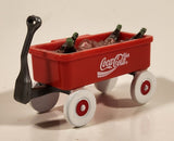 1999 Coca Cola Red Wagon with Bottles PVC Toy