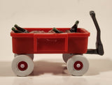 1999 Coca Cola Red Wagon with Bottles PVC Toy