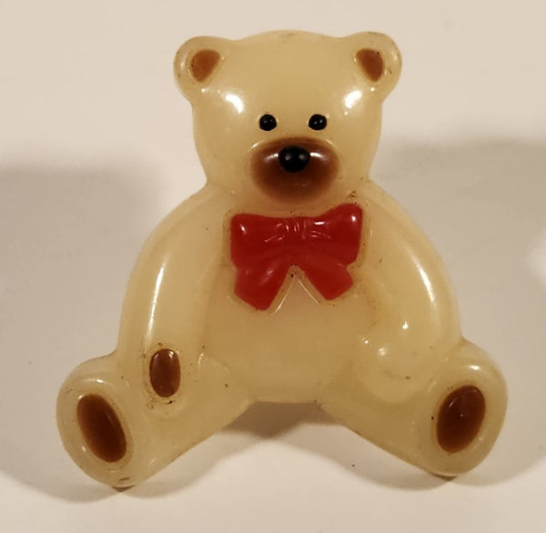 Teddy Bear with Red Bow Plastic Night Light