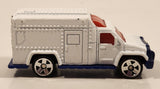 2002 McDonald's Matchbox Ambulance White Die Cast Toy Emergency Rescue Vehicle