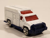 2002 McDonald's Matchbox Ambulance White Die Cast Toy Emergency Rescue Vehicle