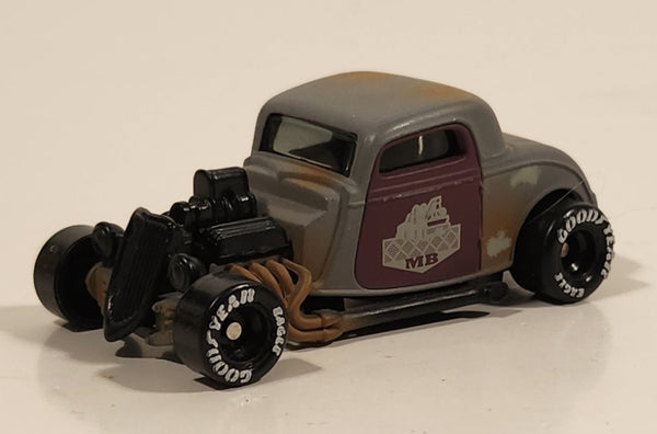 1999 Matchbox Scrapyard '33 Ford Coupe Matte Grey Die Cast Toy Car Vehicle